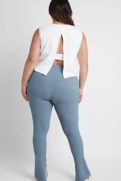 High Waist Split Hem Legging 205