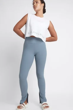 High Waist Split Hem Legging 205