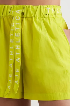 High Waisted Belted Shorts 608