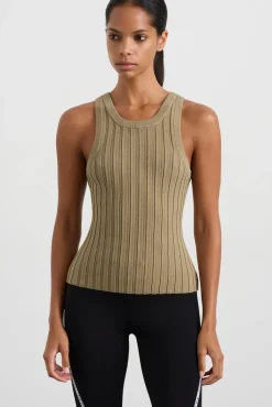 Hydra Racer Knit Ribbed Top