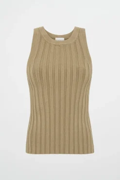 Hydra Racer Knit Ribbed Top