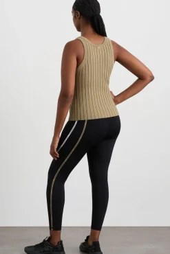Hydra Racer Knit Ribbed Top