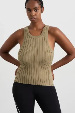 Hydra Racer Knit Ribbed Top