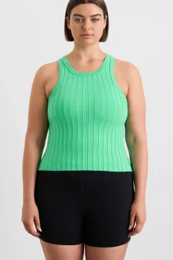 Hydra Racer Knit Ribbed Top