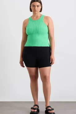 Hydra Racer Knit Ribbed Top