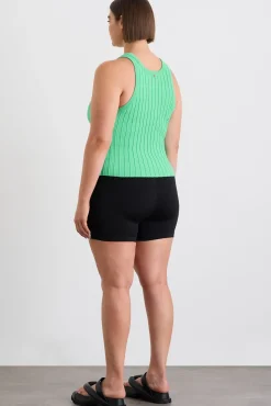 Hydra Racer Knit Ribbed Top
