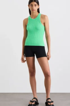 Hydra Racer Knit Ribbed Top