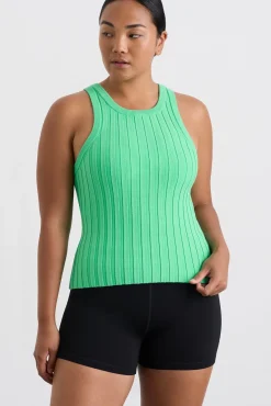Hydra Racer Knit Ribbed Top