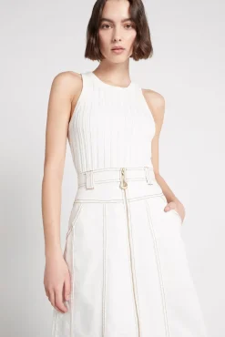 Hydra Racer Knit Ribbed Top