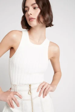 Hydra Racer Knit Ribbed Top