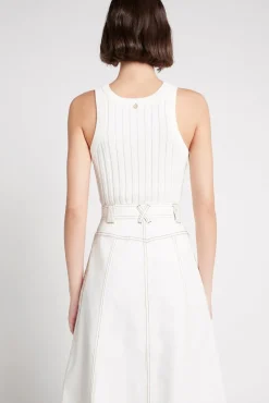 Hydra Racer Knit Ribbed Top