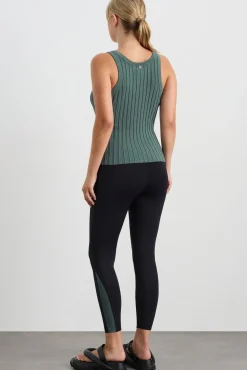 Hydra Racer Knit Ribbed Top