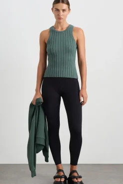 Hydra Racer Knit Ribbed Top