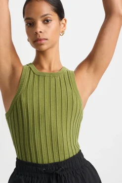 Hydra Racer Knit Ribbed Top