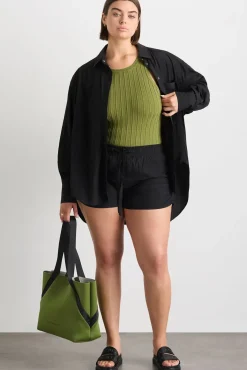 Hydra Racer Knit Ribbed Top