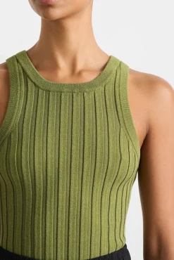 Hydra Racer Knit Ribbed Top