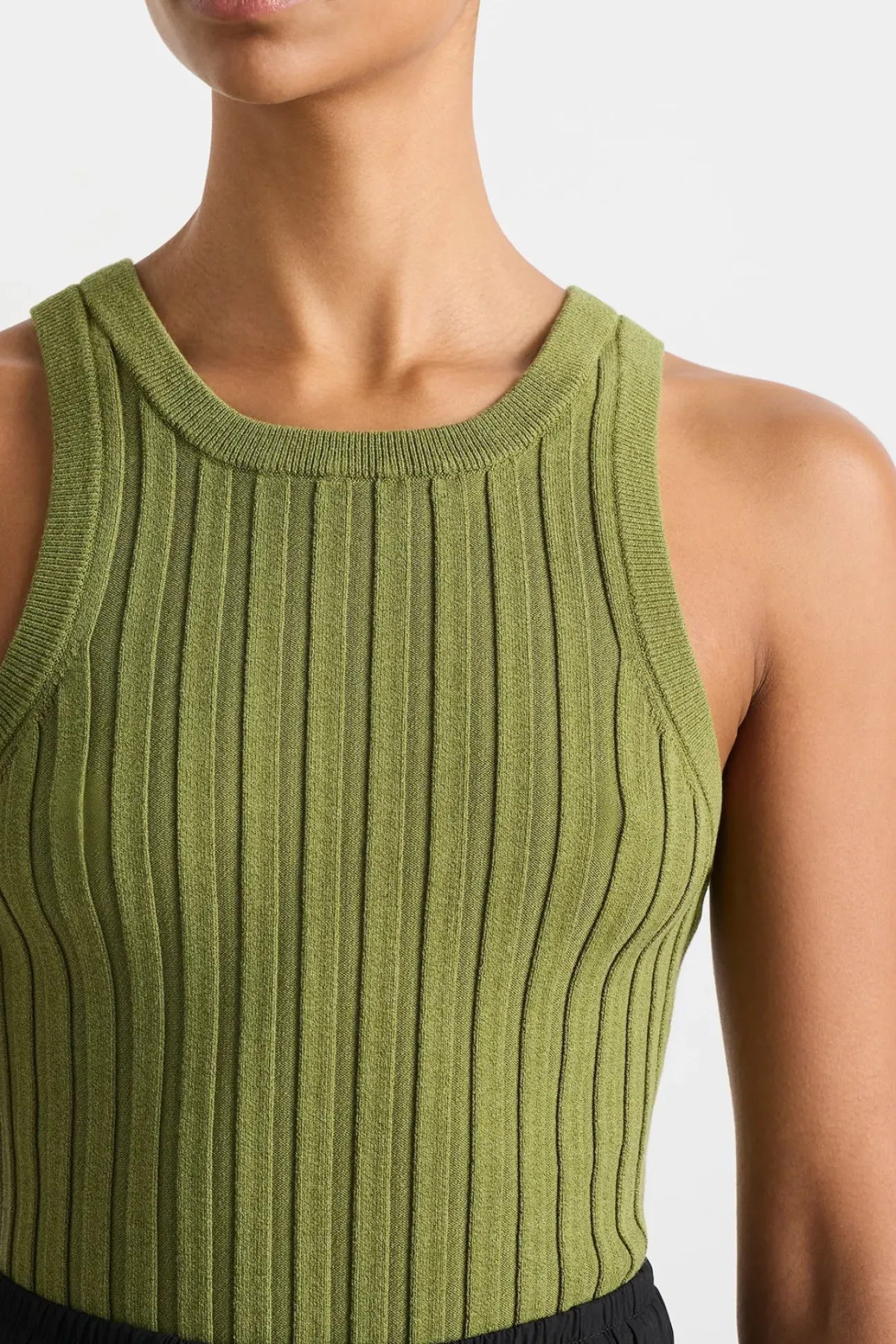 Hydra Racer Knit Ribbed Top