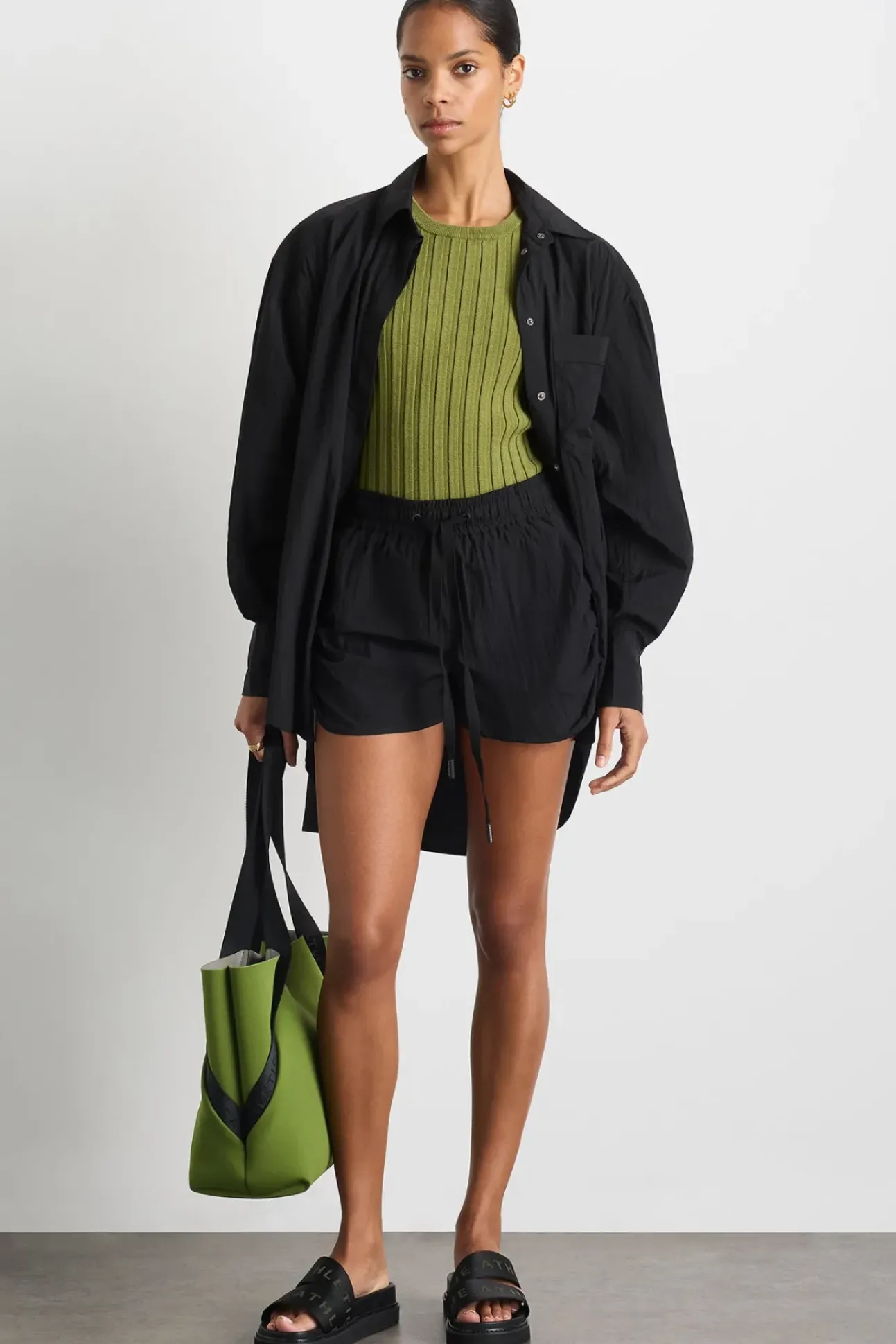 Hydra Racer Knit Ribbed Top