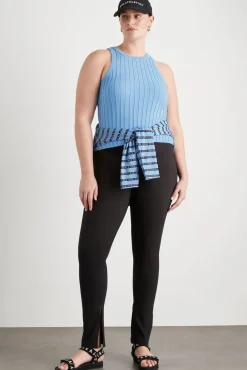 Hydra Racer Knit Ribbed Top