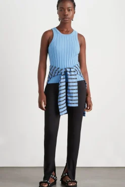 Hydra Racer Knit Ribbed Top