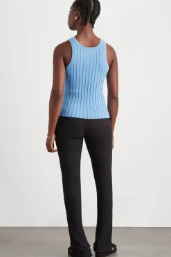 Hydra Racer Knit Ribbed Top