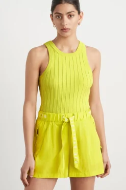 Hydra Racer Knit Ribbed Top