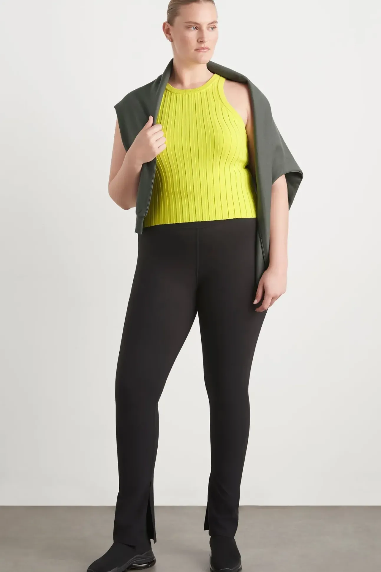 Hydra Racer Knit Ribbed Top