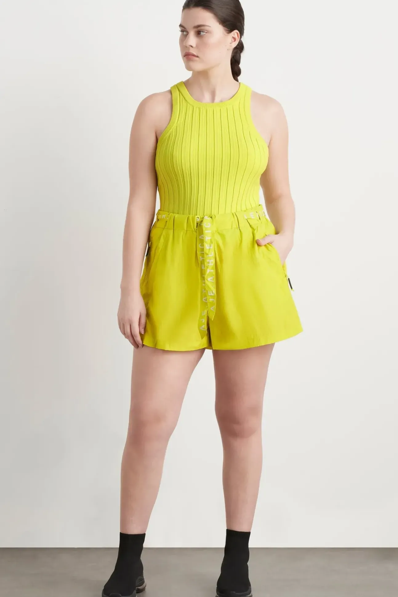 Hydra Racer Knit Ribbed Top