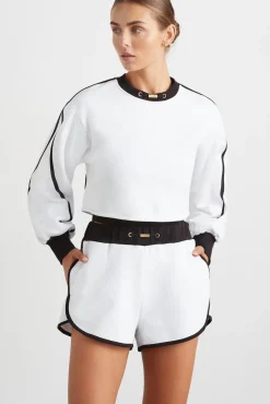 Interlock Crop Sweater 413