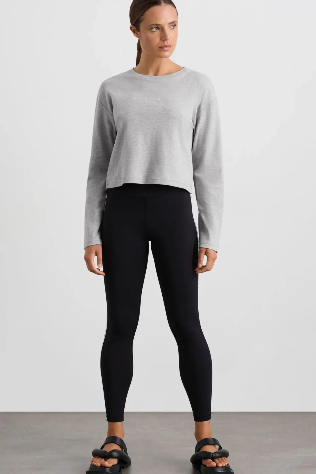 Keyhole Drawstring Long Sleeve Tee 149