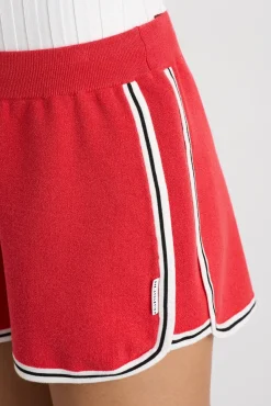 Knit Contrast Shorts 603