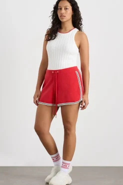 Knit Contrast Shorts 603