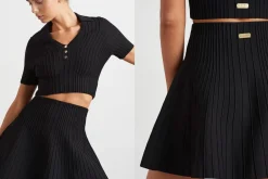 Knitted Mini Skirt 628