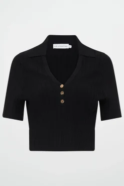 Knitted Polo Top 341