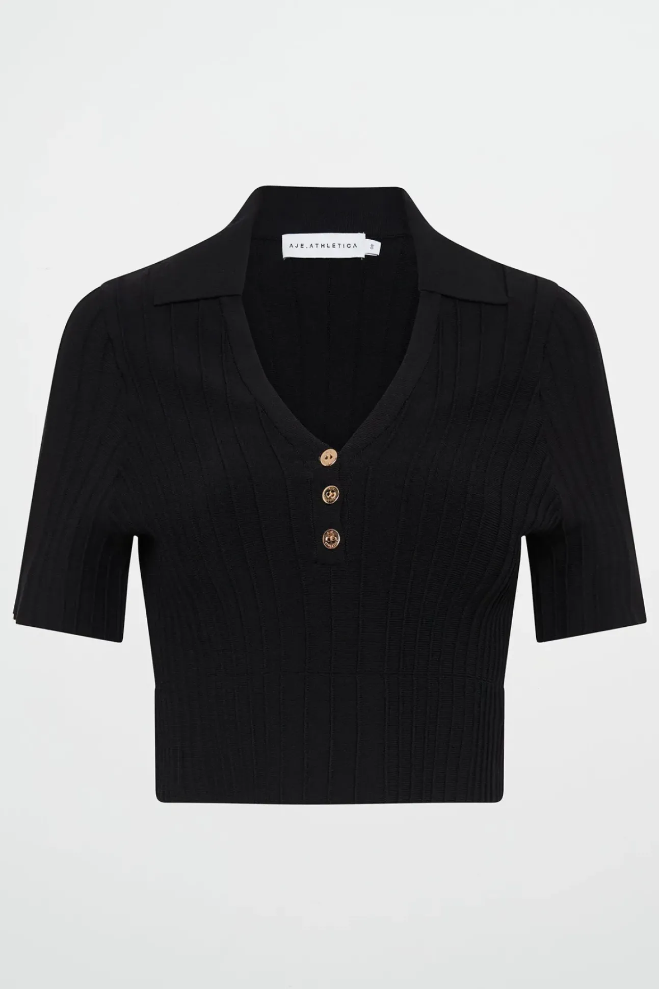 Knitted Polo Top 341