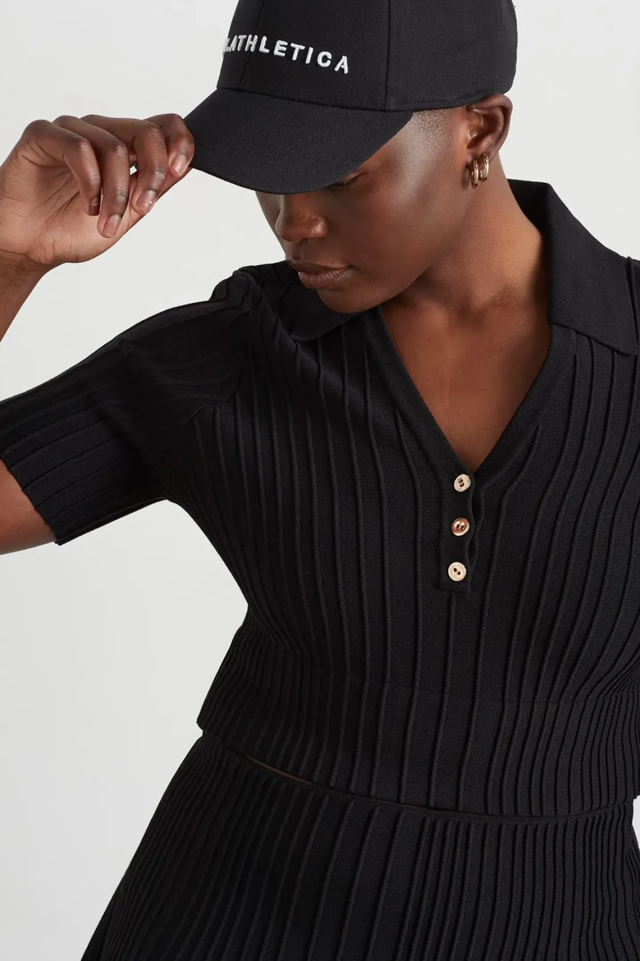 Knitted Polo Top 341