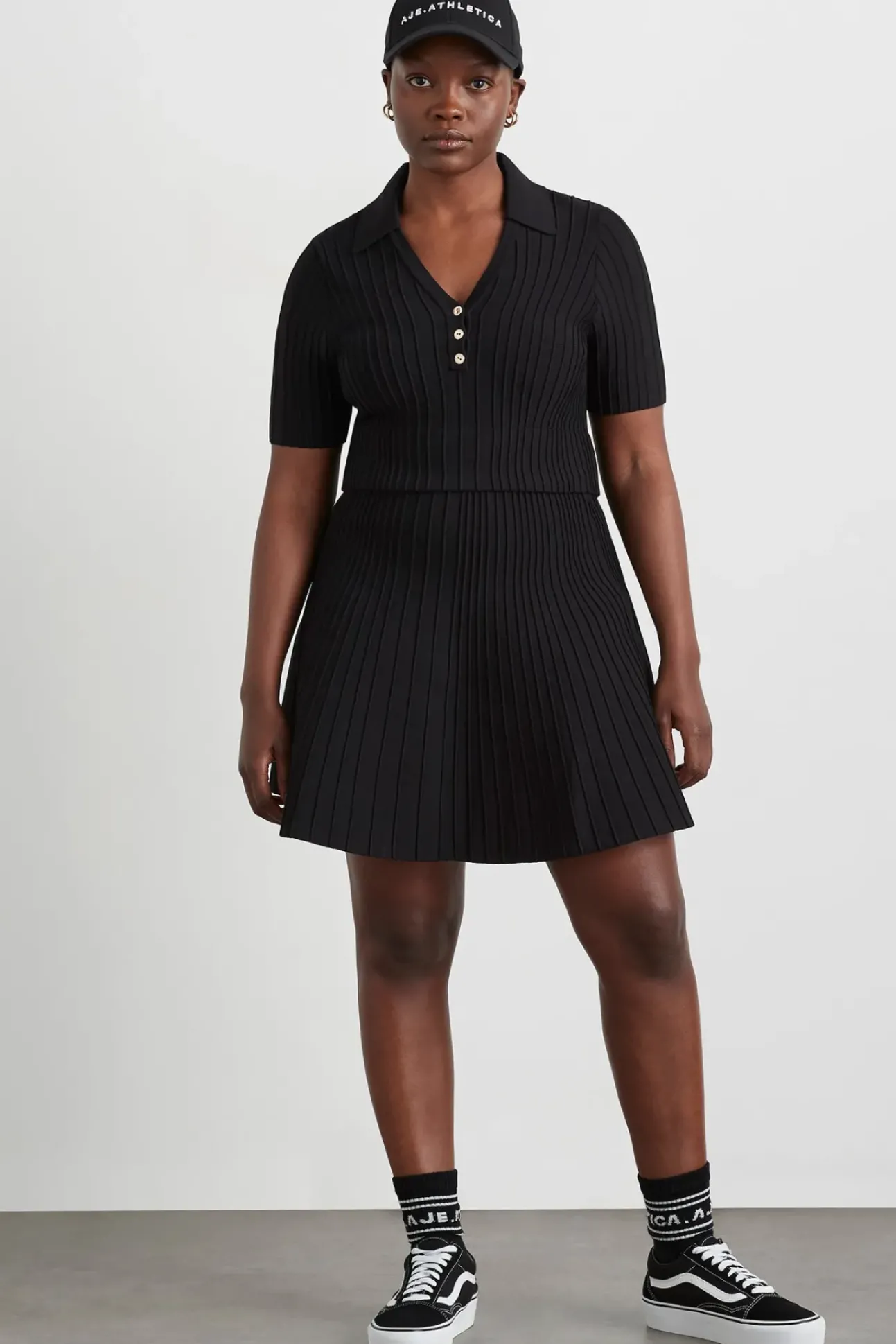 Knitted Polo Top 341