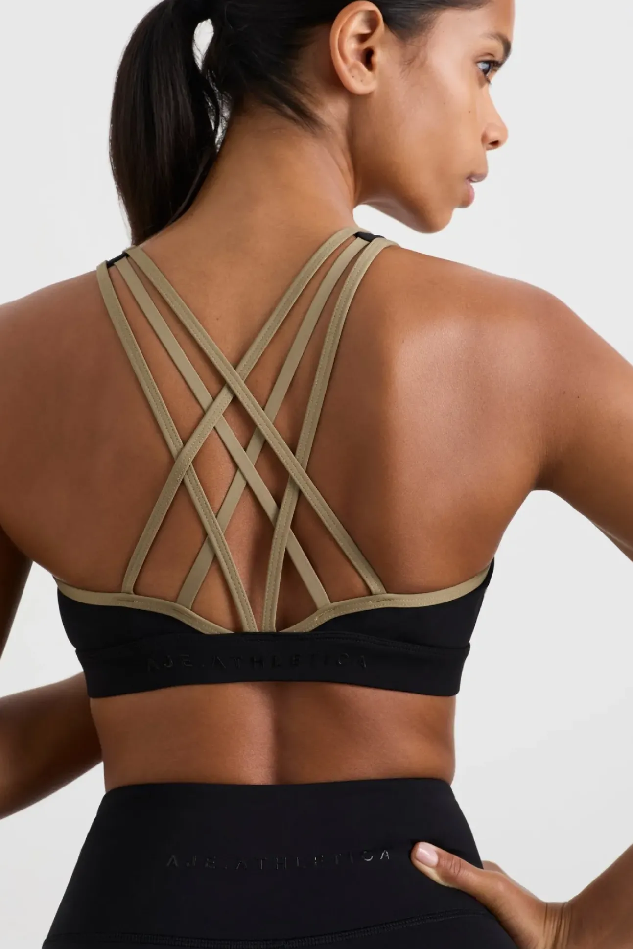 Lattice Logo Strap Bra 360