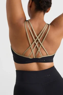 Lattice Logo Strap Bra 360