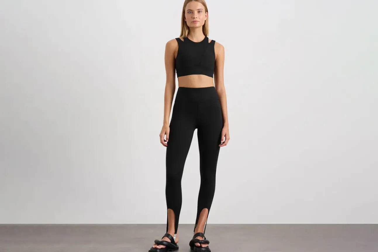 Layered Cut Out Sports Bra 385