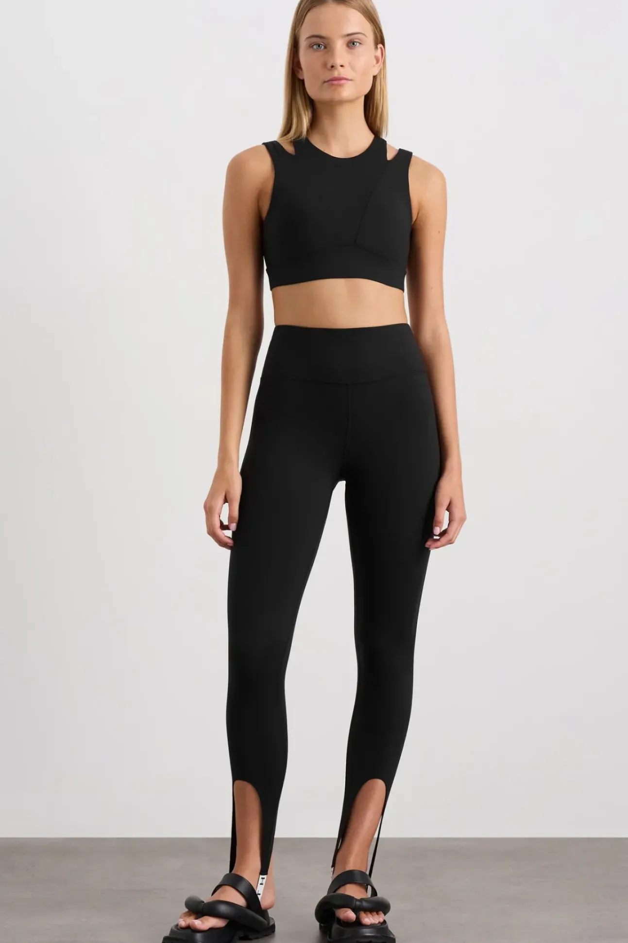 Layered Cut Out Sports Bra 385