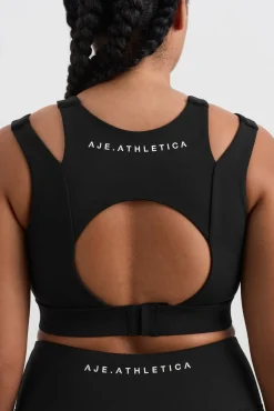Layered Cut Out Sports Bra 385