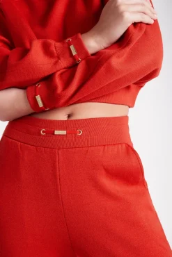 Logo Knit Trackpants 505