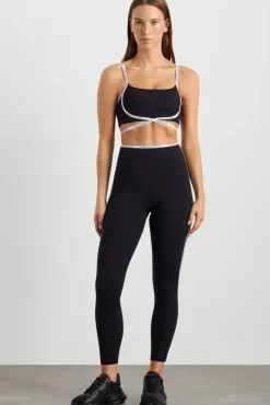 Logo Tape Crossover Bra 393