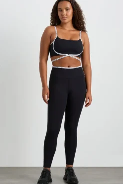 Logo Tape Crossover Bra 393