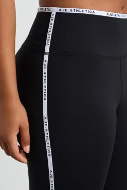 Logo Tape Seam Ankle Length Legging 203