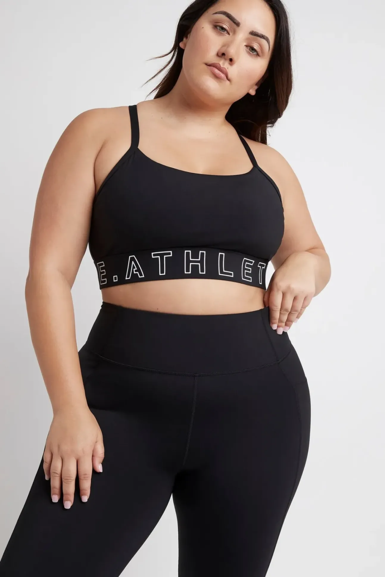 Logotape Adjustable Strap Sports Bra 307