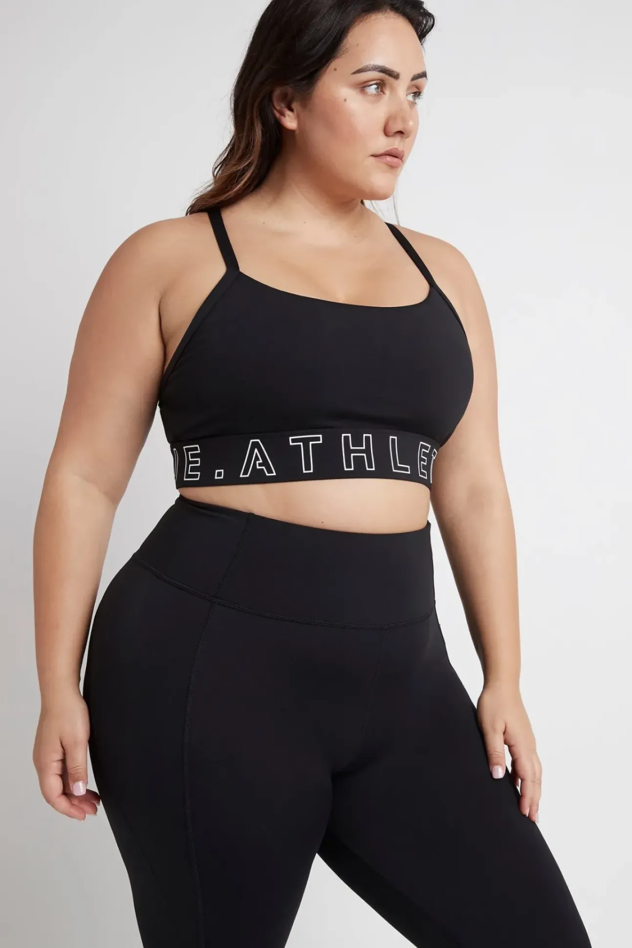 Logotape Adjustable Strap Sports Bra 307