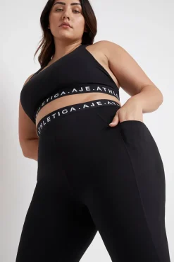 Logotape Laser Cut Full Length Legging 208