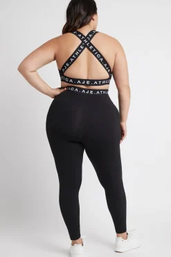 Logotape Laser Cut Full Length Legging 208